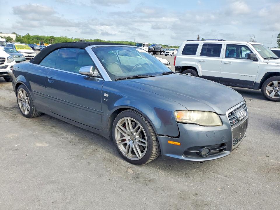 2008 Audi S4 VIN WUARL48H08K900156 COPART salvage auction — REAR END, Fl - Cert Of Title Slvg Rebuildable, sold $375 on 2026-07-23 (photo 4)