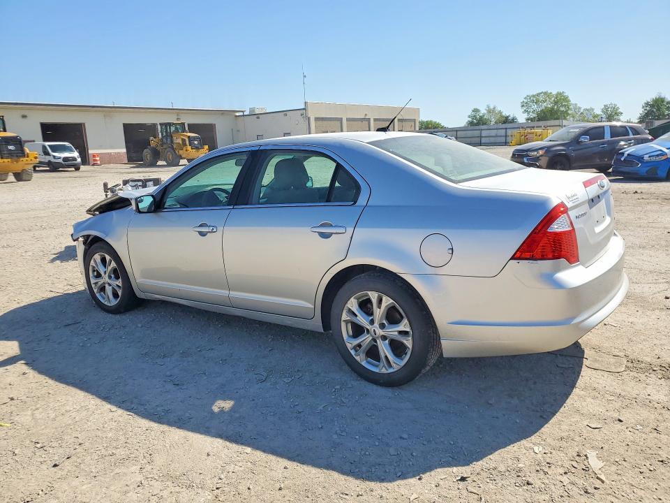 2012 Ford Fusion VIN 3FAHP0HAXCR356199 COPART salvage auction — FRONT END, IN - CERTIFICATE OF TITLE, sold $225 on 2026-07-02 (photo 2)