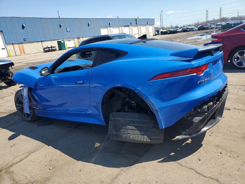2017 Jaguar F-type VIN SAJWJ6J8XHMK45134 COPART salvage auction — FRONT END, Mi - Certificate Of Title, sold $10,600 on 2026-07-10 (photo 2)