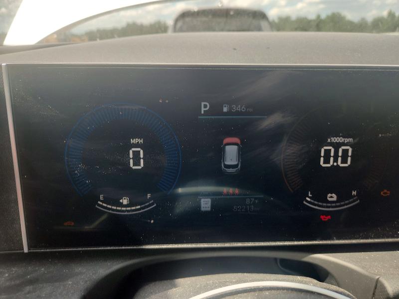 2025 Hyundai Tucson hybrid VIN KM8JBDD16SU309195 COPART salvage auction — FRONT END, FL - CERT OF TITLE SLVG REBUILDABLE, sold $8,800 on 2026-08-06 (photo 9)