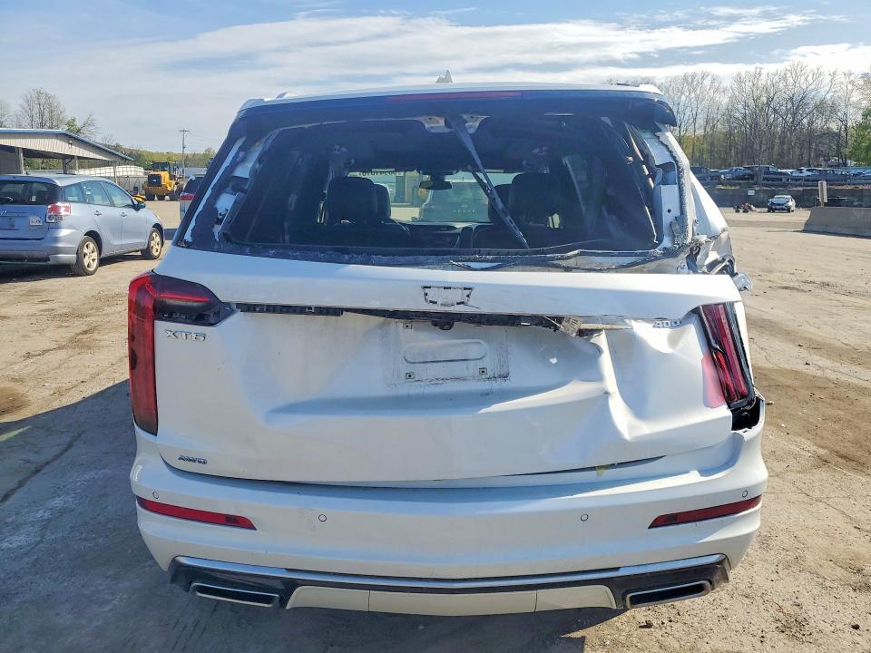 2024 Cadillac Xt6 VIN 1GYKPDRS3RZ741567 COPART salvage auction — REAR END, Ny - Mv-907A Salvage Certificate, sold $14,600 on 2026-07-09 (photo 6)