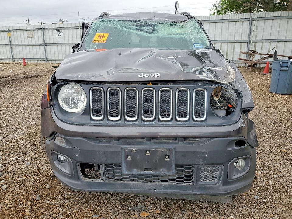2018 Jeep Renegade VIN ZACCJABB9JPJ43617 COPART salvage auction — ALL OVER, TX - NONREPAIRABLE TITLE (P), sold $350 on 2026-08-19 (photo 5)