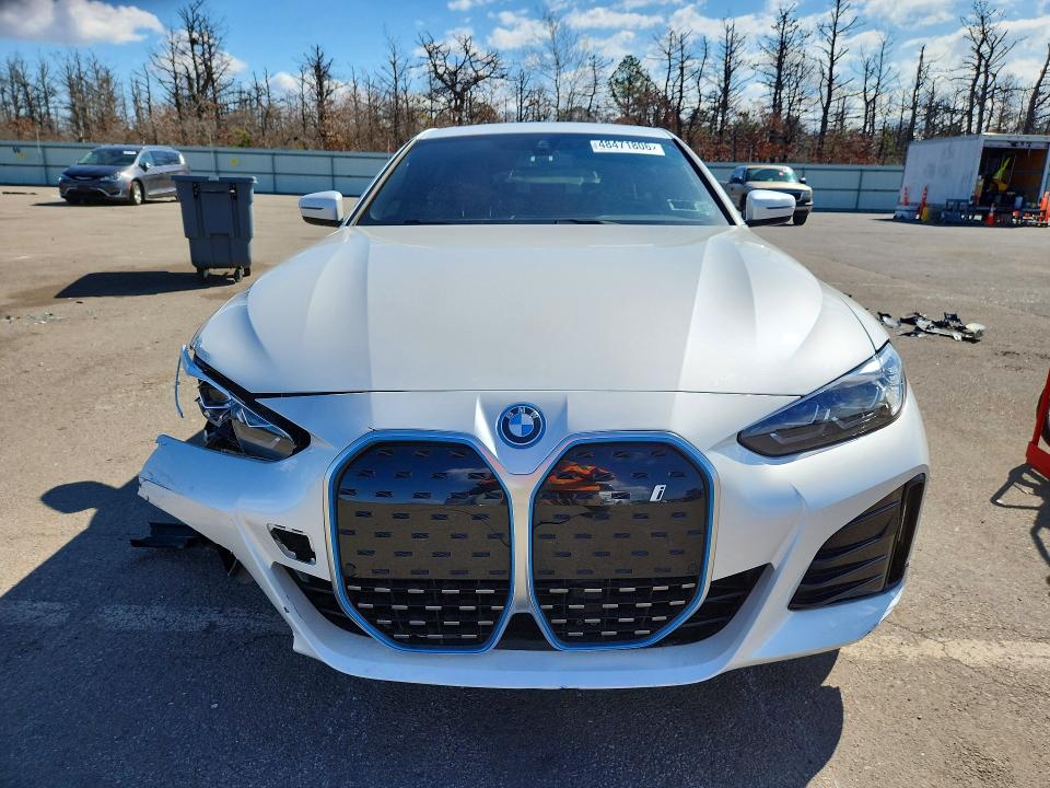 2022 BMW I4 VIN WBY73AW01NFM89305 COPART salvage auction — FRONT END, Salvage Title, sold $11,700 on 2026-07-08 (photo 5)