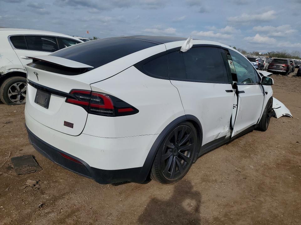 2022 Tesla Model x VIN 7SAXCBE66NF339890 COPART salvage auction — FRONT END, Il - Salvage Certificate, sold $10,400 on 2026-07-14 (photo 3)