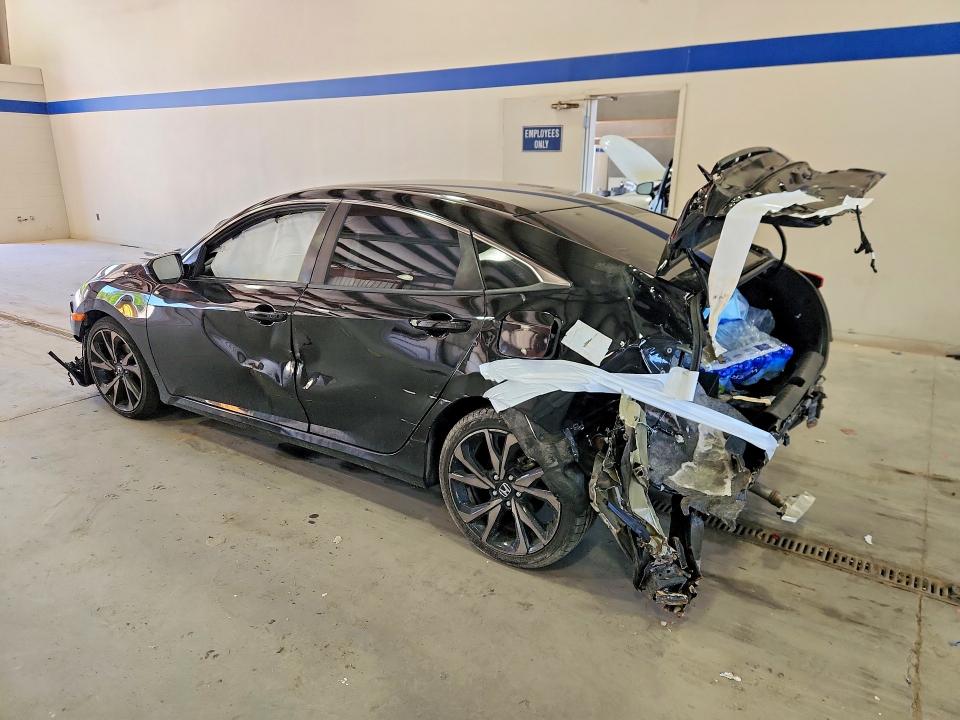 2021 Honda Civic VIN 2HGFC2F8XMH548083 COPART salvage auction — ALL OVER, Va - Cert Of Title - Salvage, sold $1,800 on 2026-07-02 (photo 2)