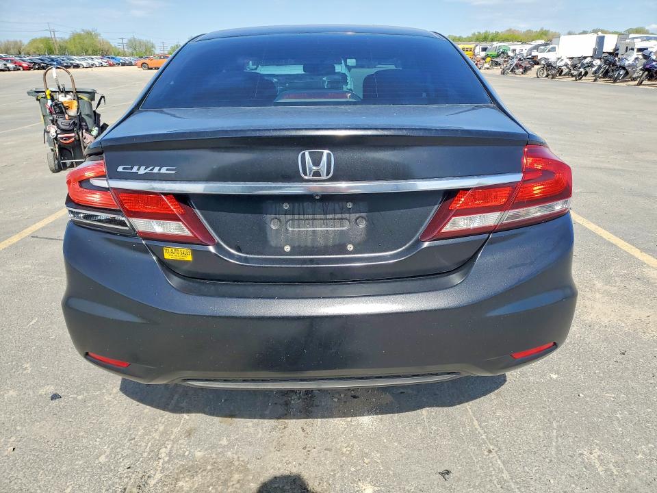 2015 Honda Civic VIN 2HGFB2E57FH532713 COPART salvage auction — FRONT END, Salvage Title, sold $1,300 on 2026-09-03 (photo 6)