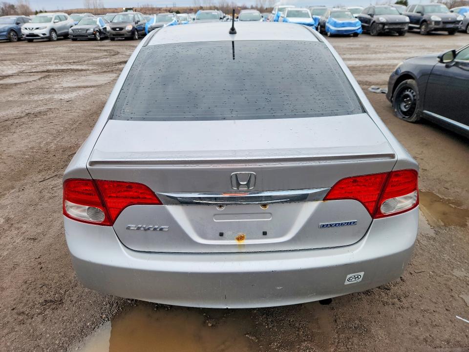 2009 Honda Civic hybrid VIN JHMFA36289S801194 COPART salvage auction — FRONT END, ON - PERMIT NO BRAND - UNFIT, sold $325 on 2026-07-16 (photo 6)