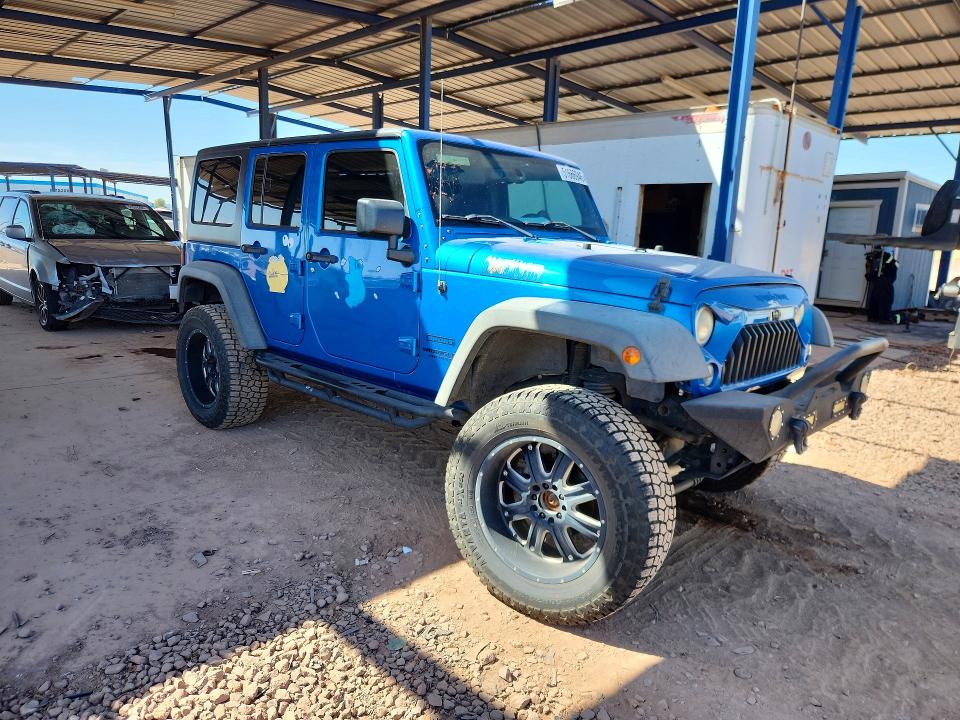 2015 Jeep Wrangler / VIN 1C4BJWDG6FL639894 COPART salvage auction — FRONT END, AZ, sold $4,650 on 2026-07-30 (photo 4)