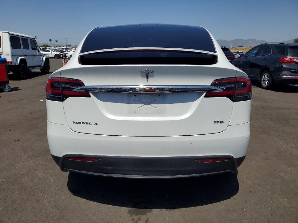 2017 Tesla Model x VIN 5YJXCDE28HF066767 COPART salvage auction — SIDE, Ca - Salvage Certificate, sold $7,000 on 2026-07-08 (photo 6)