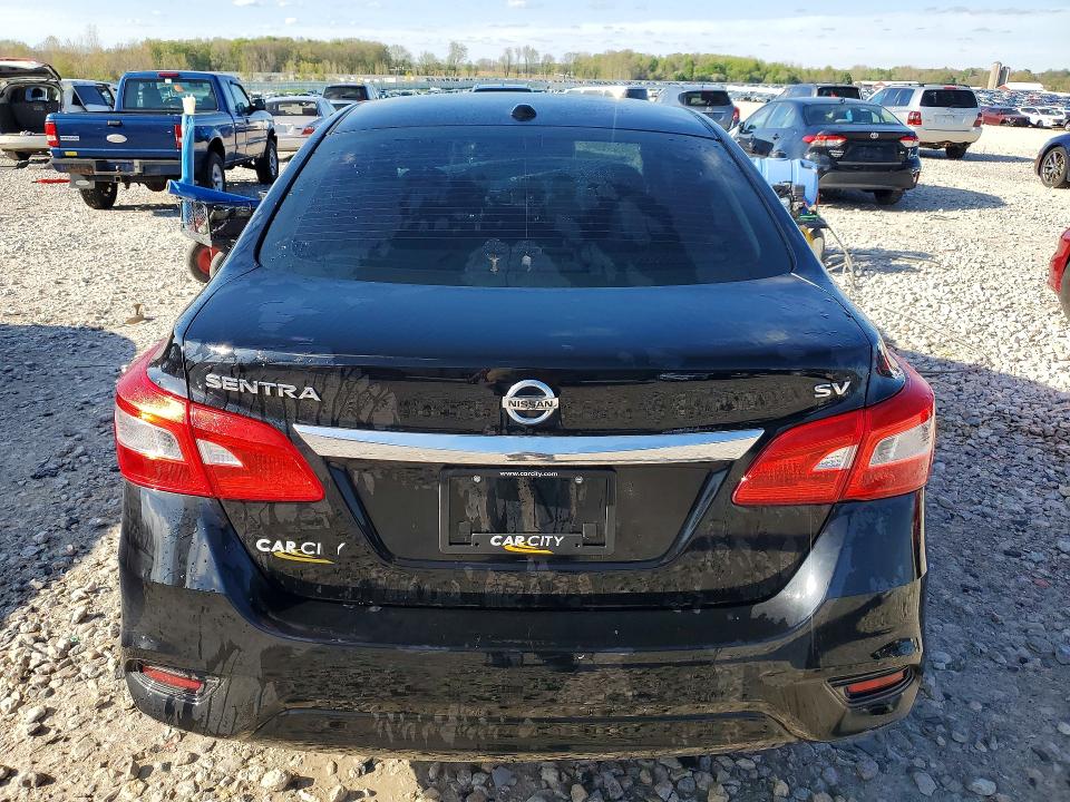 2017 Nissan Sentra VIN 3N1AB7AP2HL720145 COPART salvage auction — FRONT END, MI - CERTIFICATE OF TITLE, sold $525 on 2026-07-02 (photo 6)