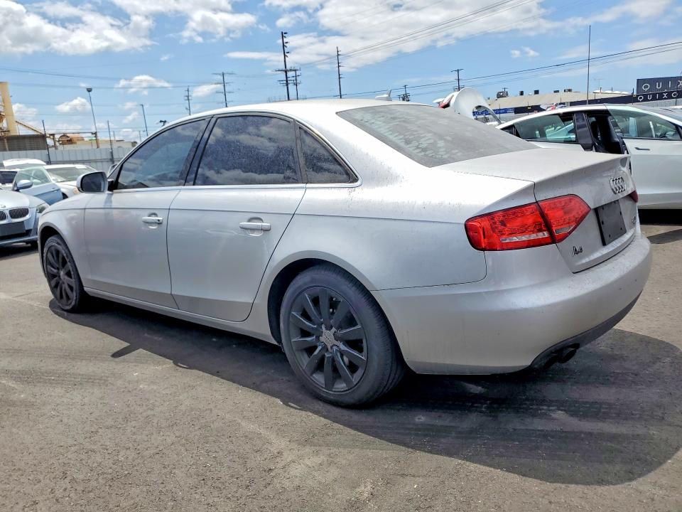 2011 Audi A4 VIN WAUFFAFL3BN052662 COPART salvage auction — MINOR DENT/SCRATCHES, CA - APP FOR DUP CLEAN OR AC, sold $225 on 2026-07-27 (photo 2)