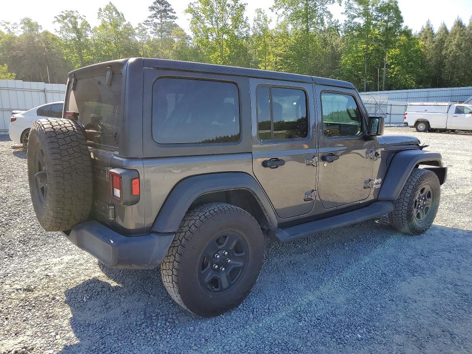 2019 Jeep Wrangler unlimited VIN 1C4HJXDGXKW599389 COPART salvage auction — FRONT END, Nc - Salvage Certificate Of Title, sold $8,900 on 2026-07-02 (photo 3)
