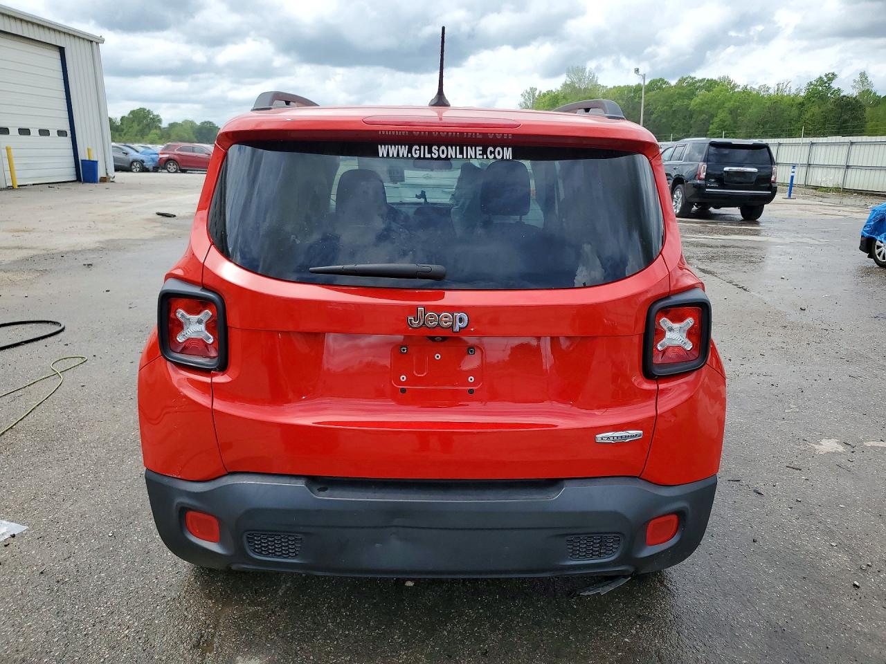 2015 Jeep Renegade VIN ZACCJABT9FPC22823 COPART salvage auction — Front End, AL - CERT OF TITLE-SALVAGE TITLE, sold $700 on 2026-07-09 (photo 6)