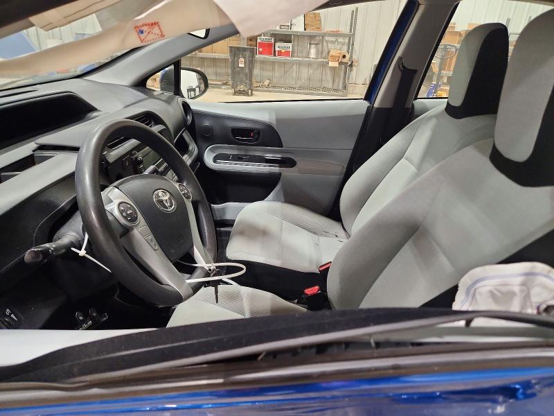 2012 Toyota Prius c VIN JTDKDTB31C1515352 COPART salvage auction — SIDE, Wi - Junked Vehicle Bill Of Sale, sold $650 on 2026-07-08 (photo 7)