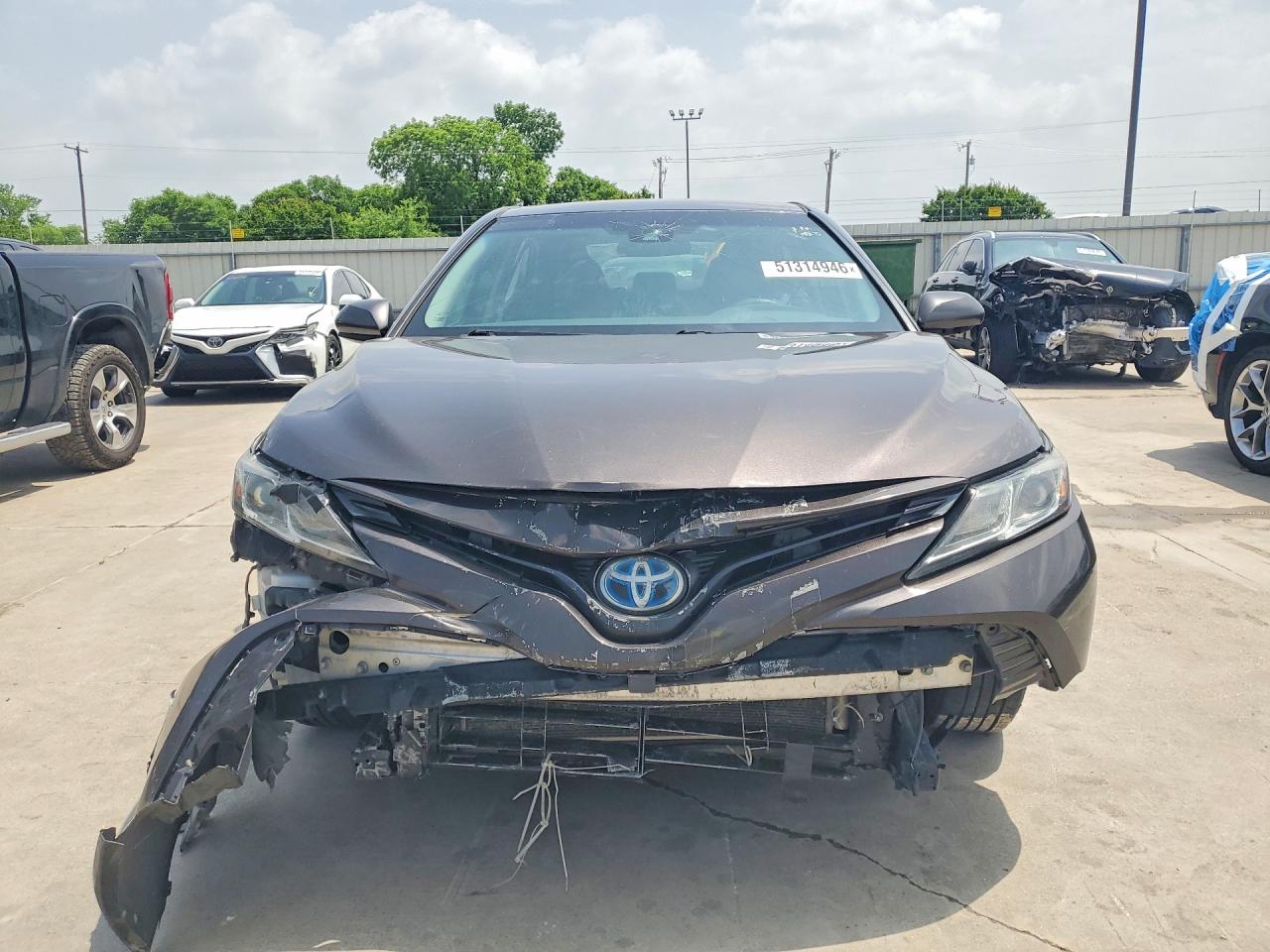2018 Toyota Camry VIN 4T1B31HK0JU502993 COPART salvage auction — Front End, TX - CERTIFICATE OF TITLE (P), sold $4,450 on 2026-07-08 (photo 5)