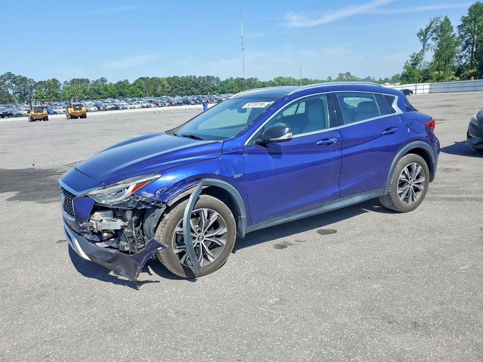 2017 Infiniti Qx30 VIN SJKCH5CRXHA035743 COPART salvage auction — FRONT END, Nc - Salvage Certificate Of Title, sold $3,400 on 2026-07-02 (photo 1)