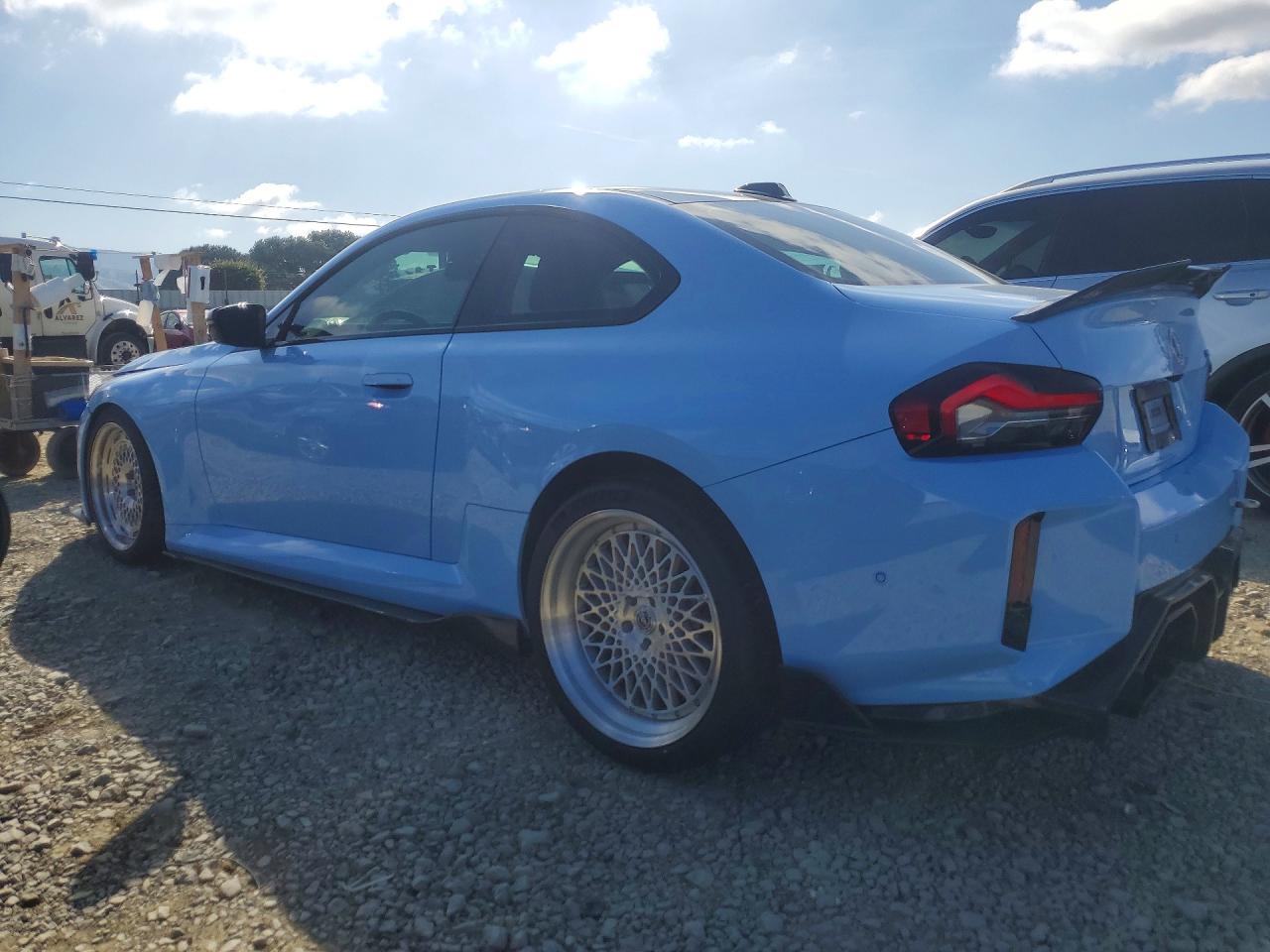 2025 BMW M2 VIN 3MF23DM01S8F08582 COPART salvage auction — Undercarriage, CA - SALVAGE CERTIFICATE, sold $37,500 on 2026-06-02 (photo 2)