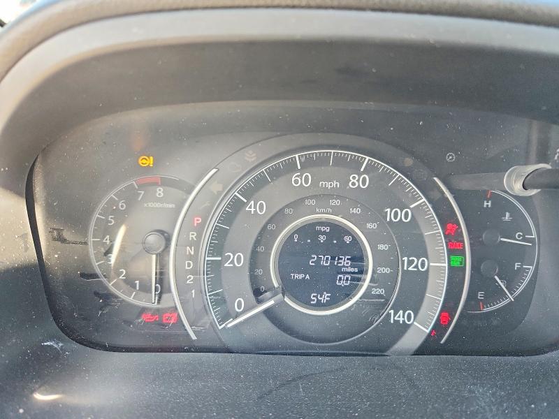 2012 Honda VIN JHLRM4H58CC000577 COPART salvage auction — FRONT END, Va - Cert Of Title - Salvage, sold $1,400 on 2026-07-07 (photo 9)