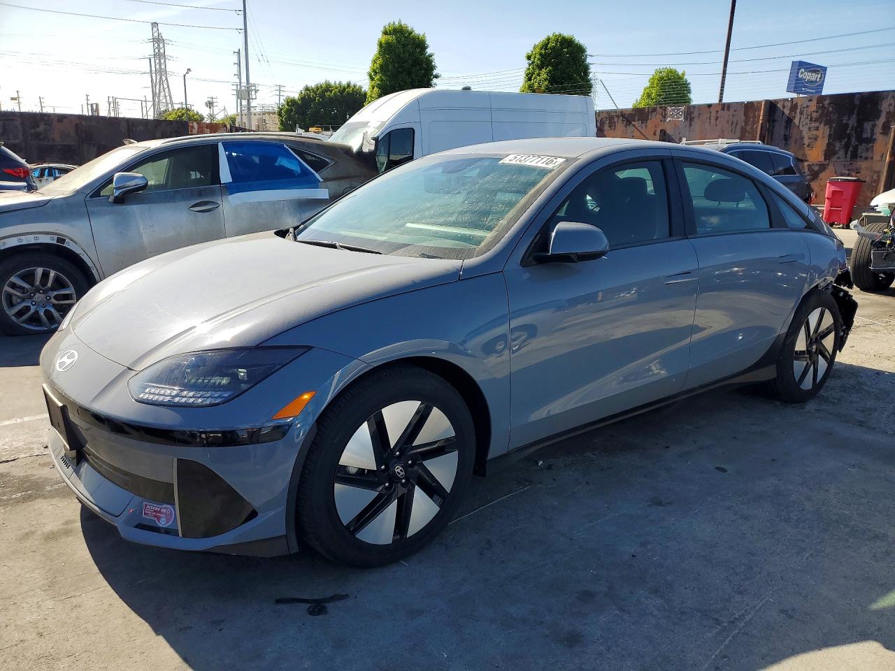 2024 Hyundai IONIQ 6 VIN KMHM24AA4RA062661 — COPART salvage auction photo