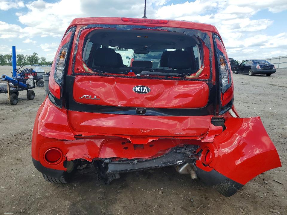 2018 Kia VIN KNDJP3A54J7541282 COPART salvage auction — REAR END, Va - Cert Of Title - Salvage, sold $2,200 on 2026-07-08 (photo 6)