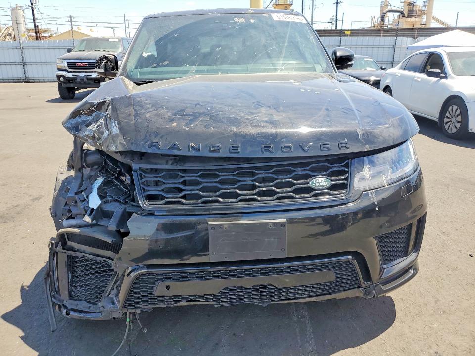 2022 Land rover RANGE ROVER VIN SALWR2SU9NA234871 COPART salvage auction — FRONT END, Ca - Salvage Certificate, sold $5,400 on 2026-07-13 (photo 5)