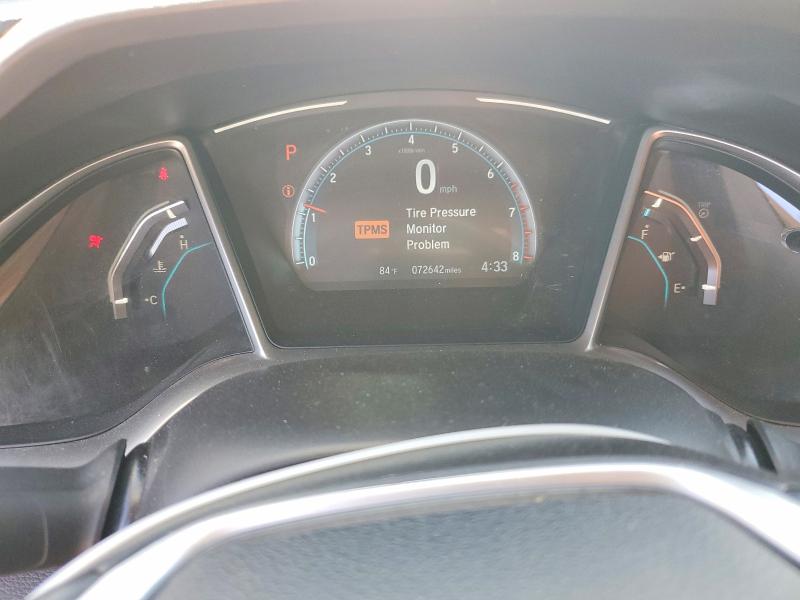 2019 Honda Civic VIN JHMFC1F39KX002542 COPART salvage auction — REAR END, Salvage Title, sold $5,500 on 2026-07-16 (photo 9)