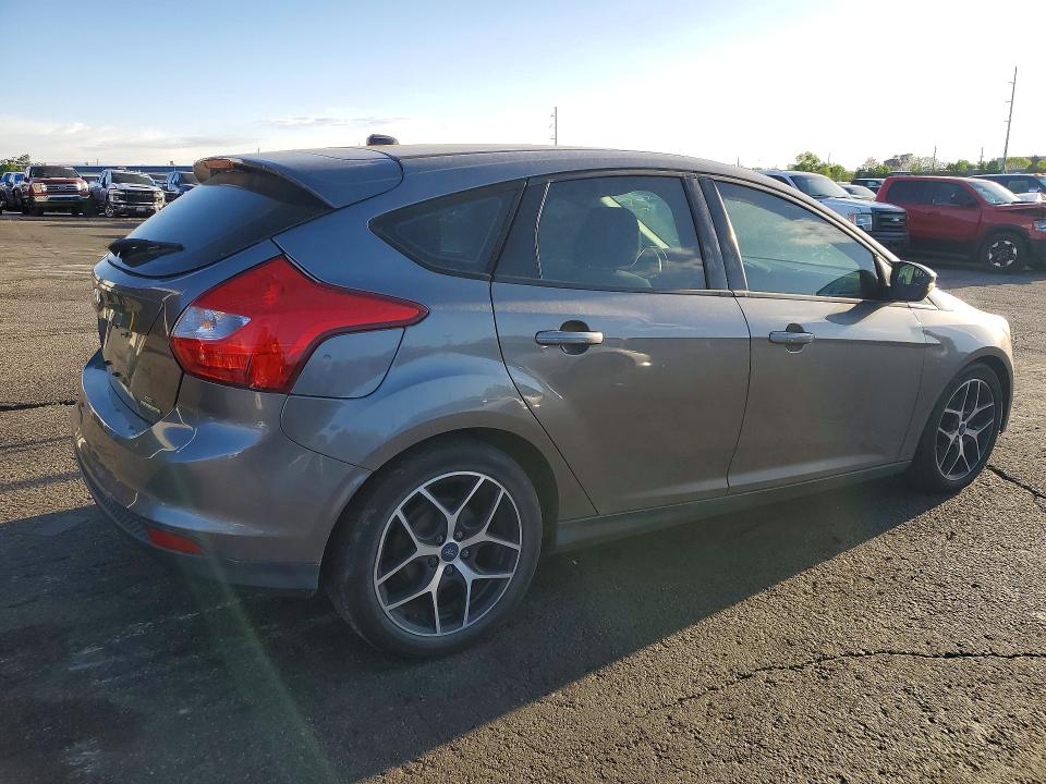 2014 Ford Focus VIN 1FADP3K20EL281483 COPART salvage auction — REAR END, Salvage Title, sold $550 on 2026-07-09 (photo 3)