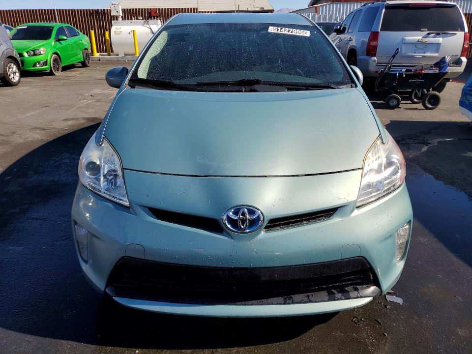 2013 Toyota Prius VIN JTDKN3DU4D1637191 COPART salvage auction — MINOR DENT/SCRATCHES, NV - CERTIFICATE OF TITLE, sold $4,750 on 2026-07-07 (photo 5)