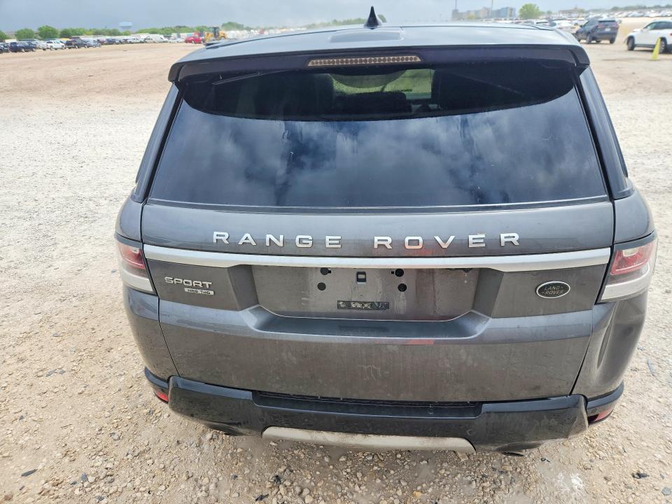 2017 Land rover Range rover sport VIN SALWR2FK0HA668674 COPART salvage auction — FRONT END, Tx - Certificate Of Title (P), sold $4,850 on 2026-09-14 (photo 6)