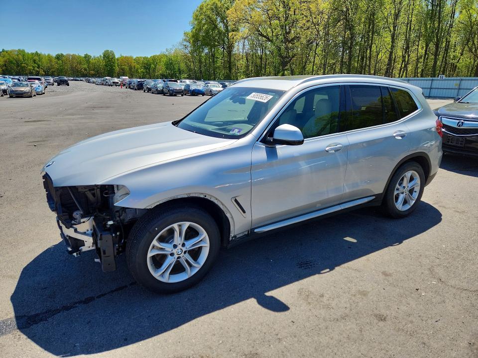 2020 BMW X3 VIN 5UXTY5C02L9B89573 COPART salvage auction — FRONT END, Nj - Cert Of Title-Salvage, sold $12,400 on 2026-07-21 (photo 1)