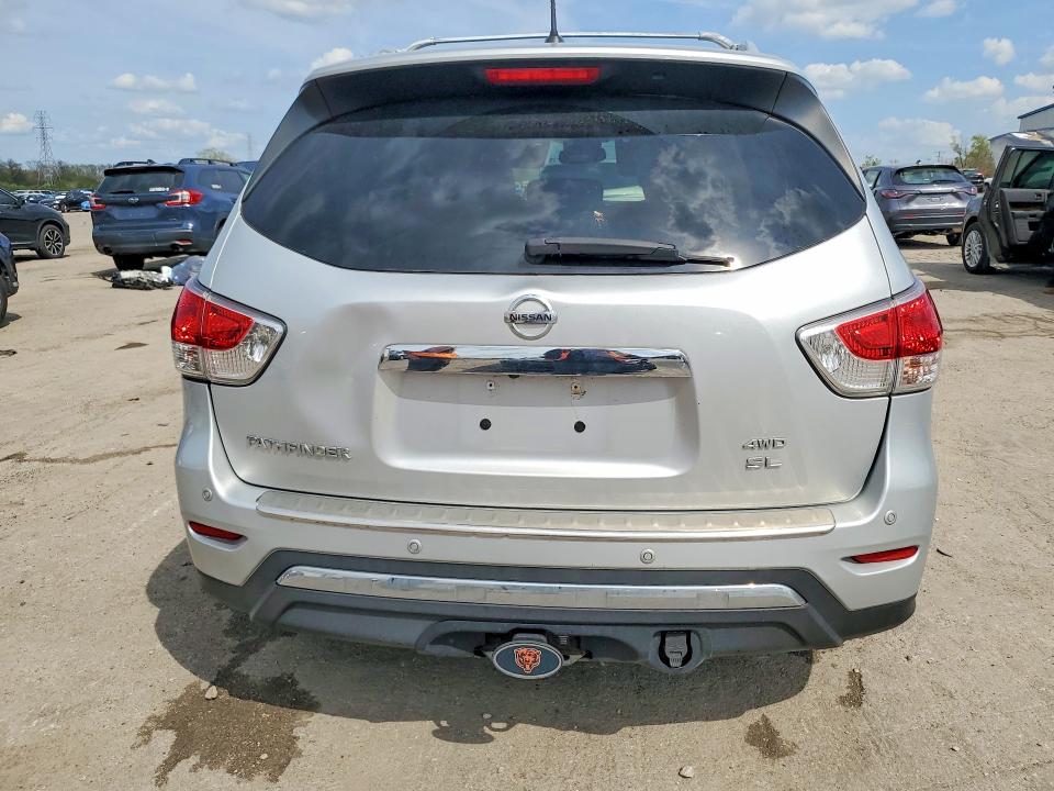 2014 Nissan Pathfinder VIN 5N1AR2MM5EC646512 COPART salvage auction — FRONT END, Il - Salvage Certificate, sold $400 on 2026-07-03 (photo 6)
