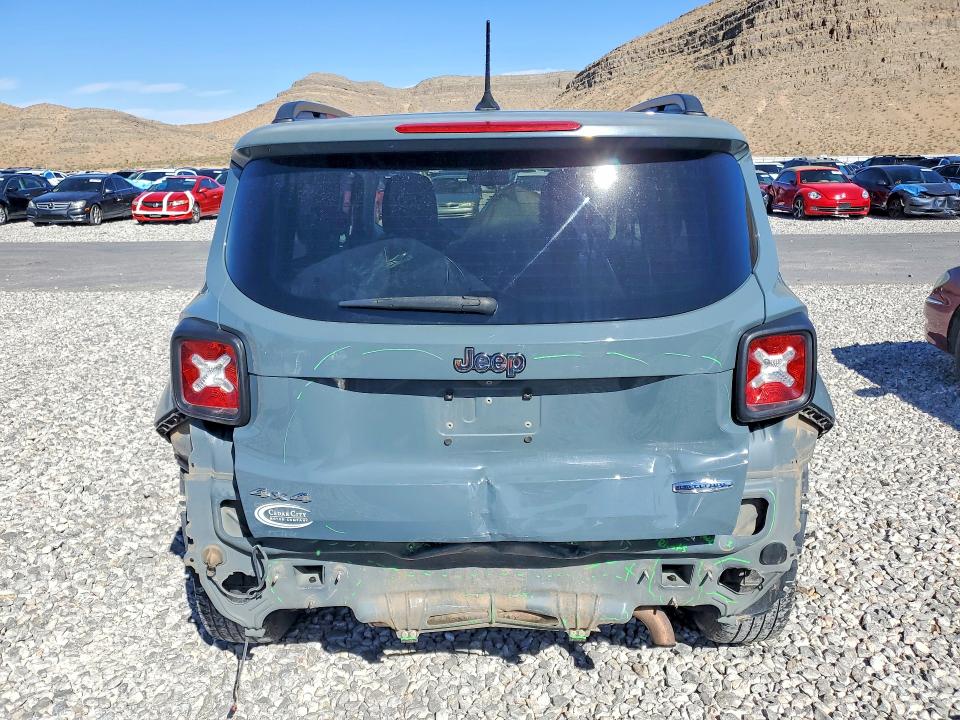 2017 Jeep Renegade VIN ZACCJBBB1HPG40051 COPART salvage auction — REAR END, Id - Salvage Certificate Of Title, sold $2,400 on 2026-07-15 (photo 6)
