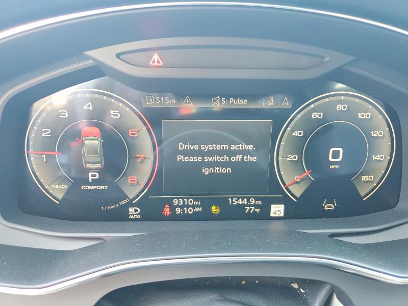 2023 Audi A7 VIN WAUV2BF28PN087807 COPART salvage auction — FRONT END, Salvage Title, sold $29,500 on 2026-08-21 (photo 9)
