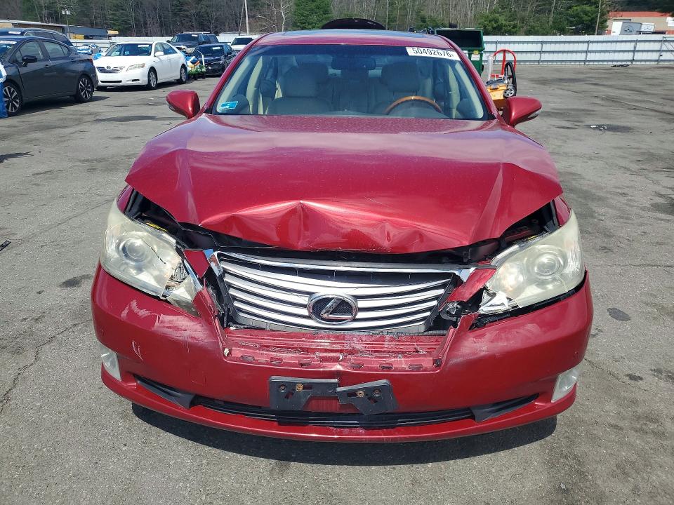 2011 Lexus Es 350 VIN JTHBK1EG3B2450293 COPART salvage auction — REAR END, ID - SALVAGE CERTIFICATE OF TITLE, sold $1,050 on 2026-07-28 (photo 5)