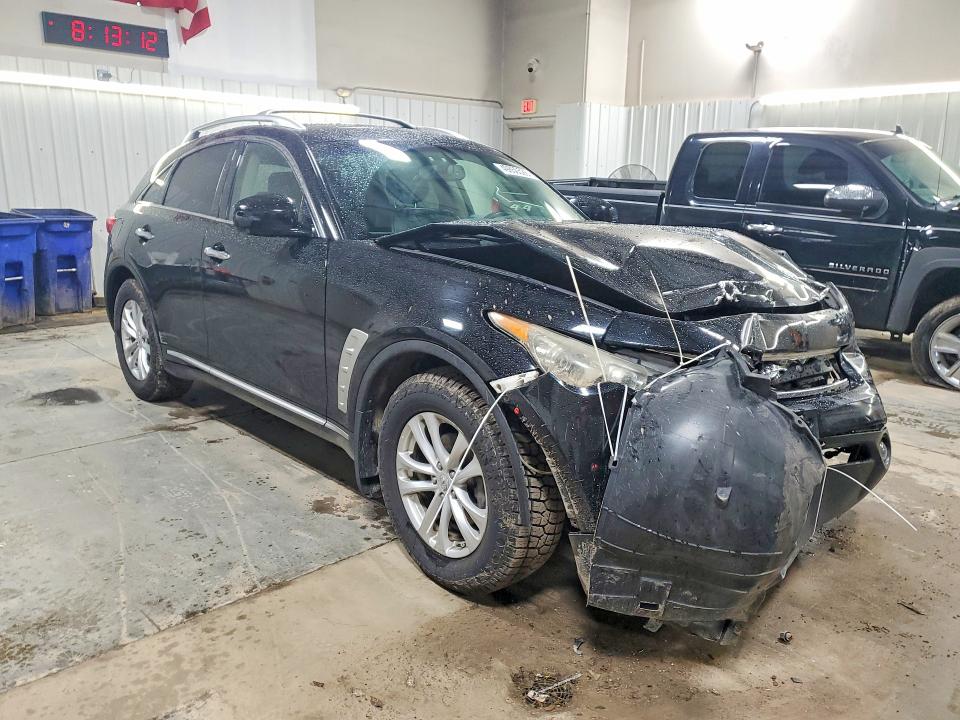 2010 Infiniti Fx VIN JN8AS1MWXAM851689 COPART salvage auction — FRONT END, Il - Salvage Certificate, sold $625 on 2026-07-16 (photo 4)