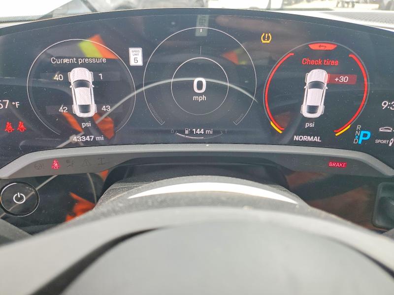 2020 Porsche Taycan VIN WP0AC2Y15LSA71226 COPART salvage auction — FRONT END, Salvage Title, sold $26,000 on 2026-08-13 (photo 9)