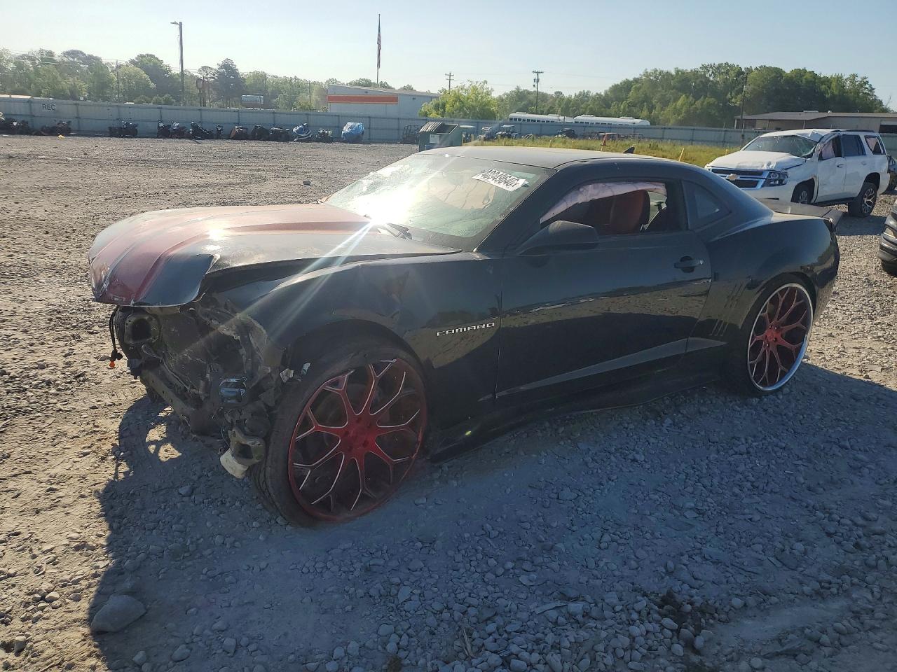 2013 Chevrolet Camaro VIN 2G1FK1EJ0D9130490 COPART salvage auction — Front End, AL - CERT OF TITLE-SALVAGE TITLE, sold $2,950 on 2026-06-25 (photo 1)