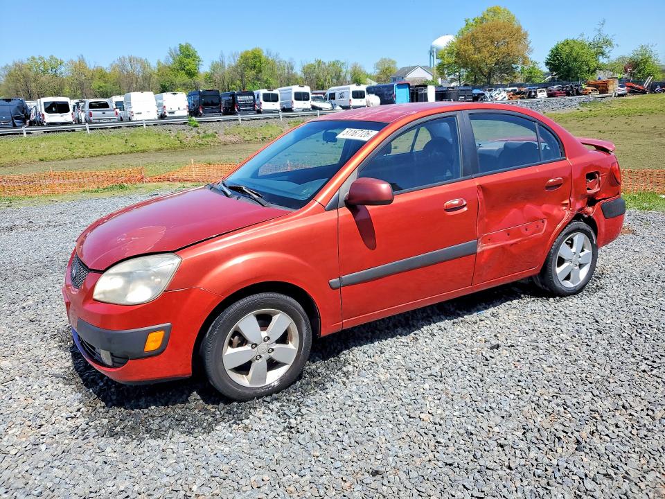 2007 Kia Rio VIN KNADE123276277396 COPART salvage auction — REAR END, Nj - Cert Of Title-Salvage, sold $350 on 2026-07-28 (photo 1)