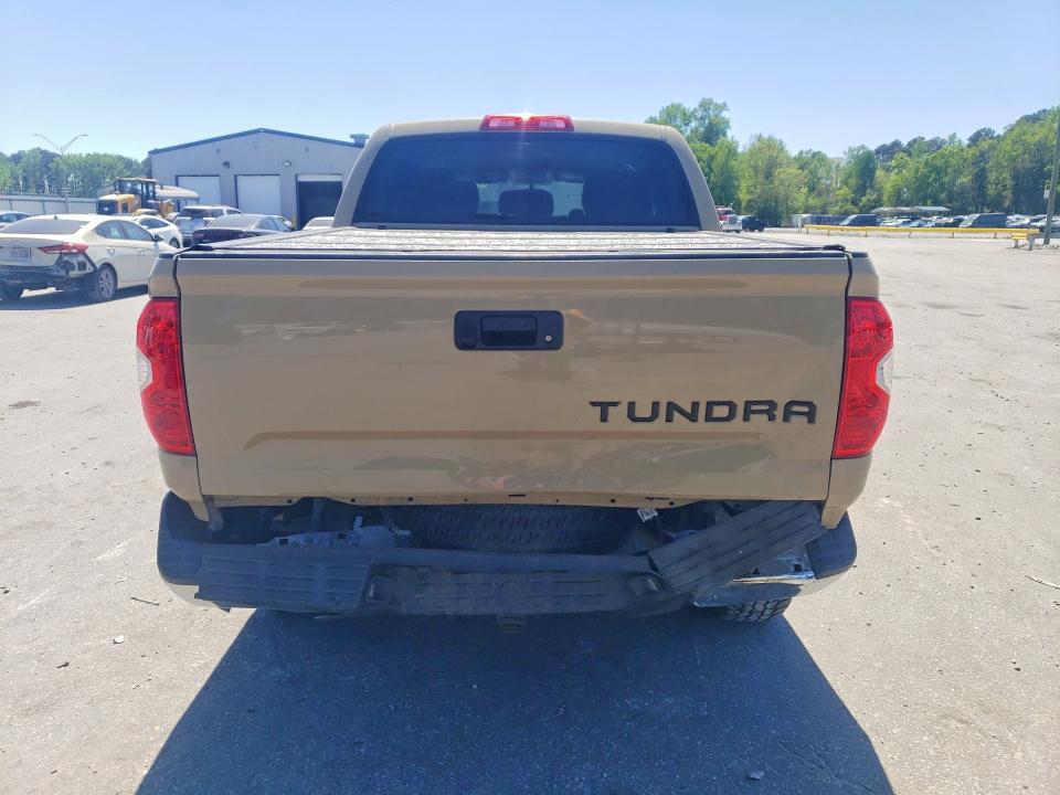 2017 Toyota Tundra VIN 5TFDW5F19HX585192 COPART salvage auction — REAR END, Nc - Salvage Certificate Of Title, sold $16,500 on 2026-07-07 (photo 6)