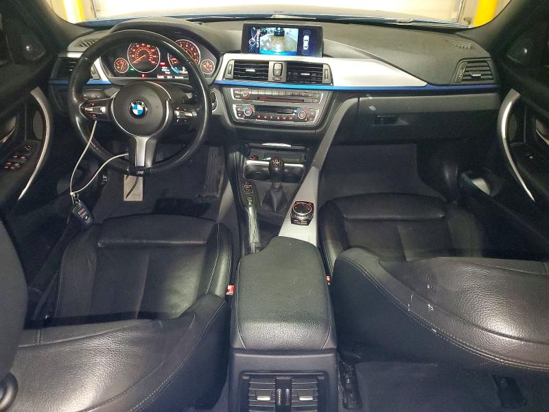 2014 BMW 3er VIN WBA3A9C52EF686341 COPART salvage auction — FRONT END, MD - CERT OF SALVAGE < 75% DAMAGE, sold $6,600 on 2026-07-14 (photo 8)
