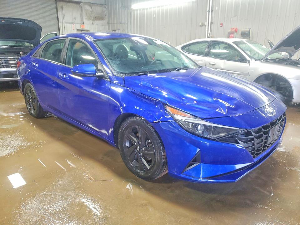 2023 Hyundai Elantra VIN KMHLM4AG0PU468118 COPART salvage auction — FRONT END, Il - Salvage Certificate, sold $3,650 on 2026-07-09 (photo 4)