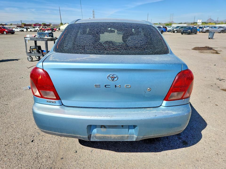 2001 Toyota Echo VIN JTDAT123X10179903 COPART salvage auction — FRONT END, Az - Cert Of Title - Salvage, sold $250 on 2026-07-06 (photo 6)