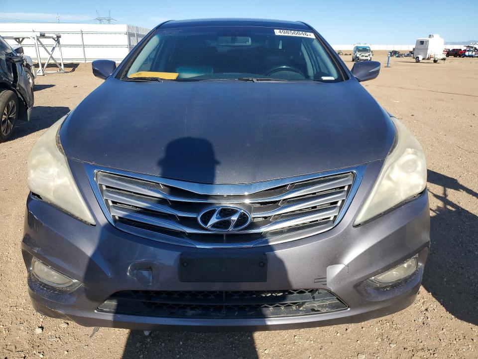 2013 Hyundai Azera VIN KMHFH4JG8DA209570 COPART salvage auction — FRONT END, Ca - Dis/Dlr/Exp Only Clean Title, sold $750 on 2026-07-07 (photo 5)