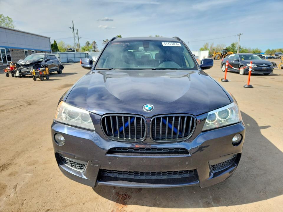 2013 BMW VIN 5UXWX7C51DL981562 COPART salvage auction — REAR END, CT, sold $2,000 on 2026-07-14 (photo 5)