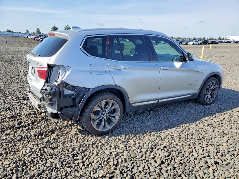 2016 BMW X3 VIN 5UXWY3C57G0N88242 COPART salvage auction — REAR END, WA, sold $4,900 on 2026-07-08 (photo 3)