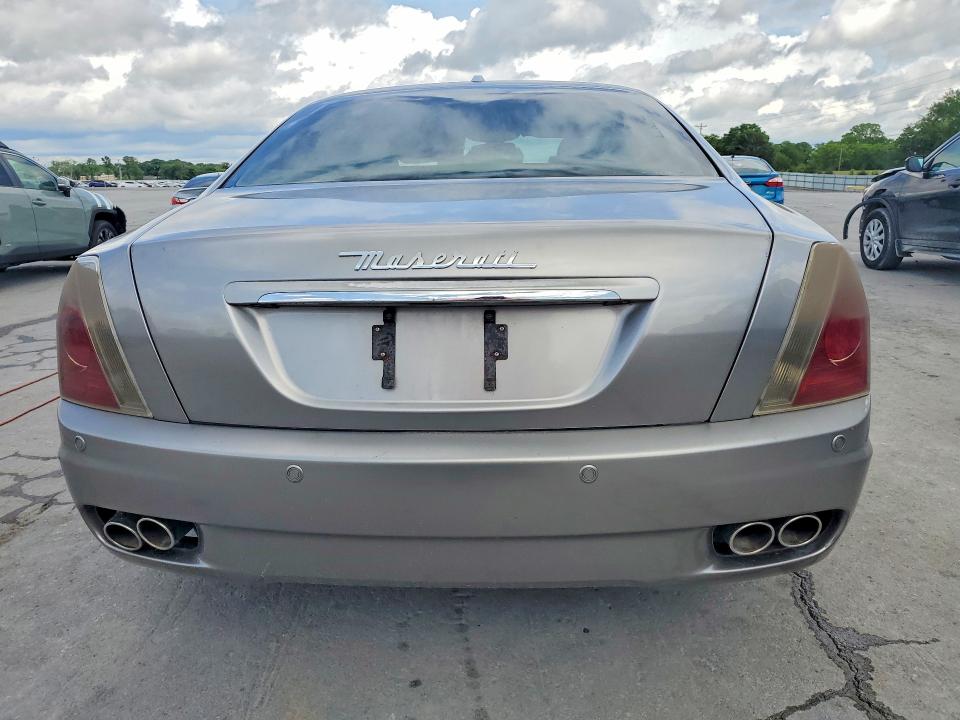 2005 Maserati Quattroporte VIN ZAMCE39A250018983 COPART salvage auction — MINOR DENT/SCRATCHES, Tn - Certificate Of Title, sold $725 on 2026-07-27 (photo 6)
