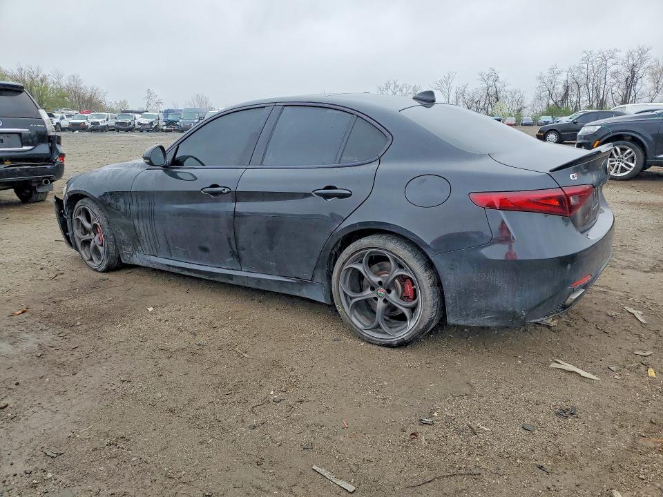 2019 Alfa romeo Giulia VIN ZARFANBN2K7604212 COPART salvage auction — FRONT END, Md - Cert Of Salvage > 75% Damage, sold $6,300 on 2026-07-14 (photo 2)