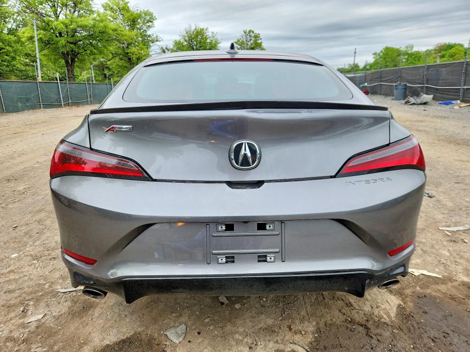 2024 Acura Integra VIN 19UDE4H33RA019675 COPART salvage auction — FRONT END, Md - Cert Of Salvage > 75% Damage, sold $11,000 on 2026-07-23 (photo 6)