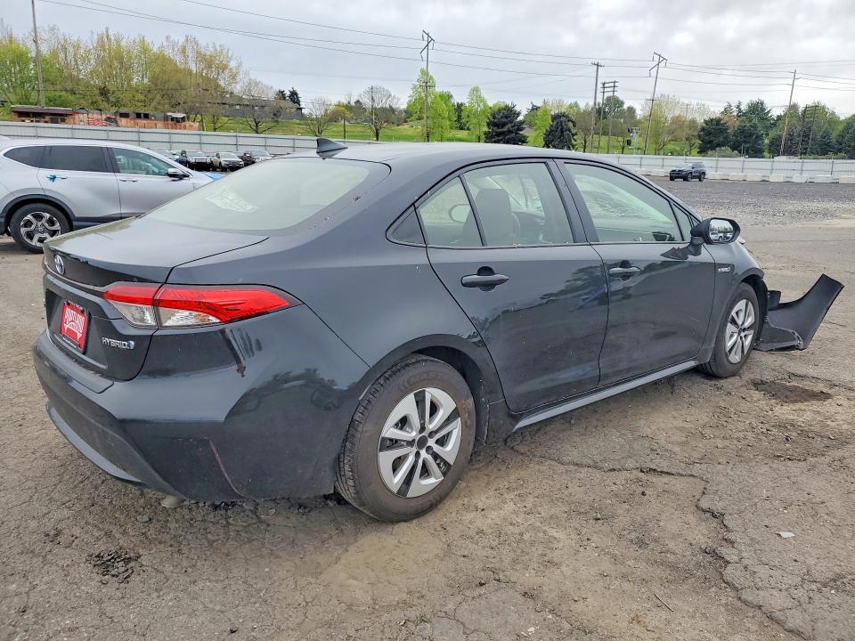 2020 Toyota Corolla VIN JTDEBRBE7LJ023903 COPART salvage auction — FRONT END, Or - Salvage Title Certificate, sold $4,650 on 2026-07-13 (photo 3)