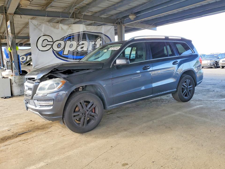 2014 Mercedes-benz Gl-class VIN 4JGDF7CE5EA339639 COPART salvage auction — FRONT END, Ca - Salvage Certificate, sold $825 on 2026-07-02 (photo 1)